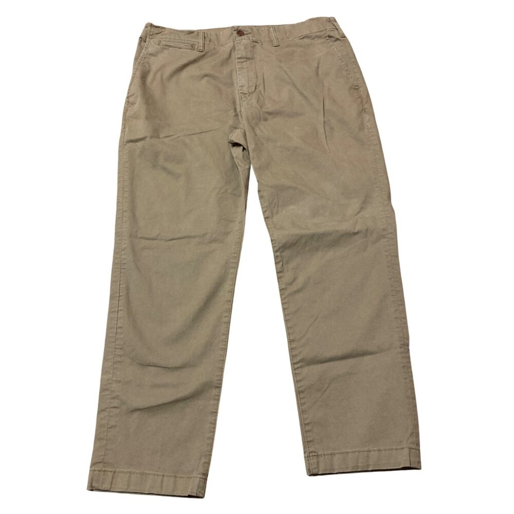 American Eagle Outfitters Khaki Pants Mens 34 x 30 Flex 1977 FLAW